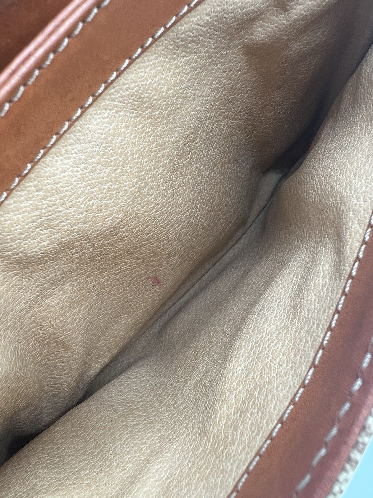 Authentic Vintage Celine Macadam Brown Crossbody/Shoulder Bag